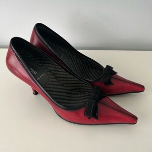 Miu Miu leather heels